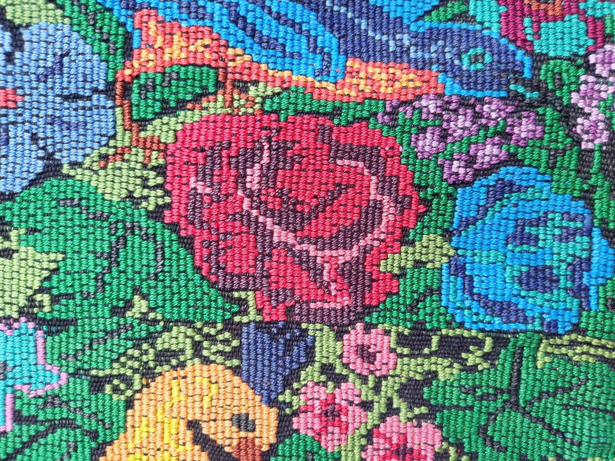 NEW! unique Guatemala handmade weaved cotton runner -Huipil from San Antonio Aguas Calientes-