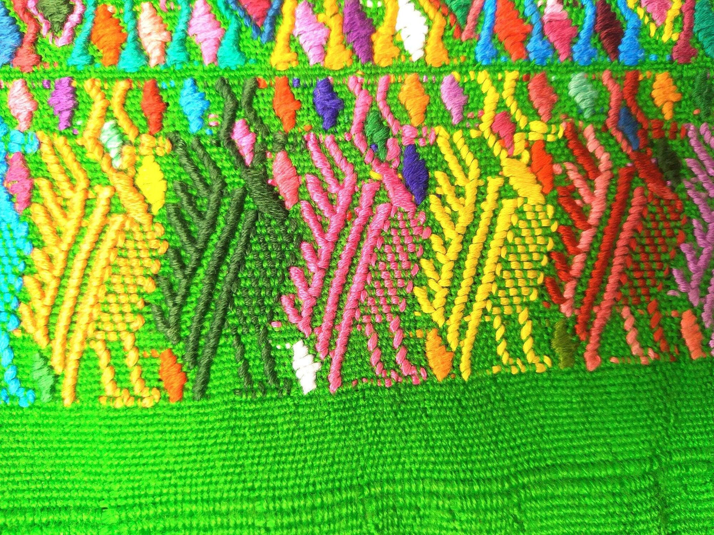 Vintage Tactic Coban Huipil Weaved Cotton TAPESTRY And BLOUSE - Home Wall Decor Geometric Wall Hanging Blouse