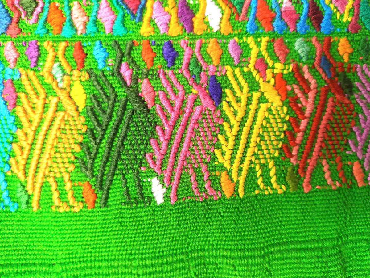 Vintage Tactic Coban Huipil Weaved Cotton TAPESTRY And BLOUSE - Home Wall Decor Geometric Wall Hanging Blouse
