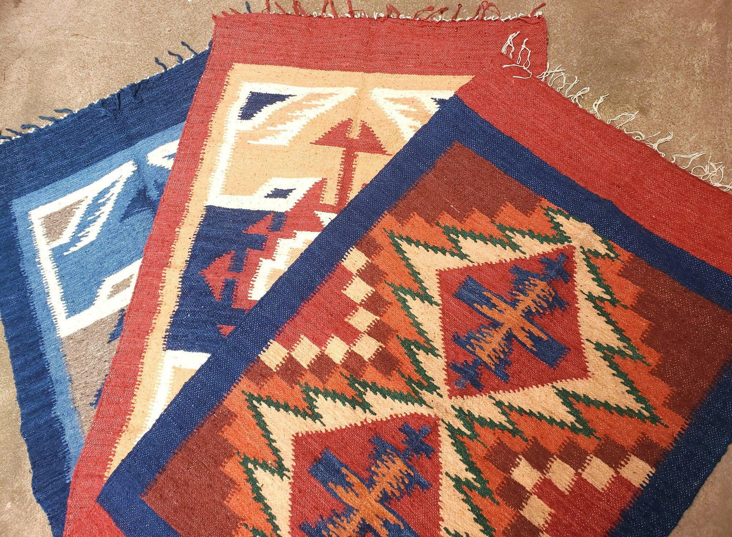 Wool Poncho, Handwoven Rug, Traditional Rug,