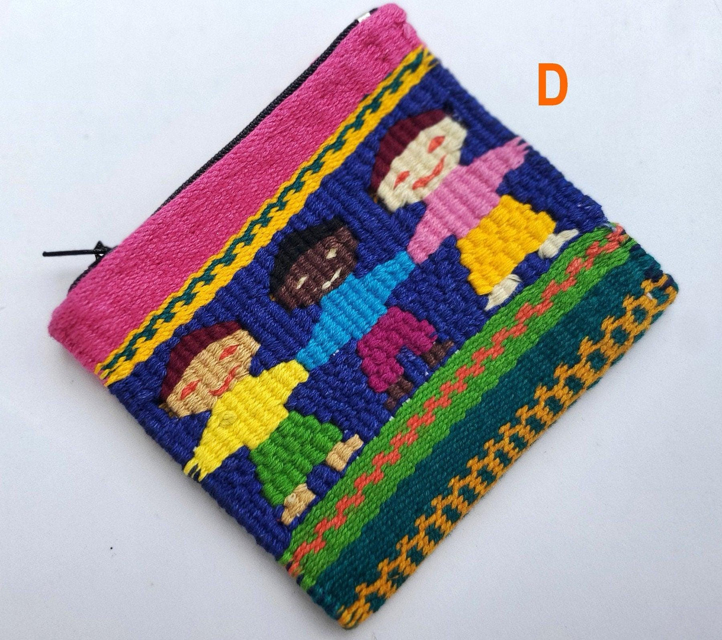 Cotton coin purse "Children no rascism"