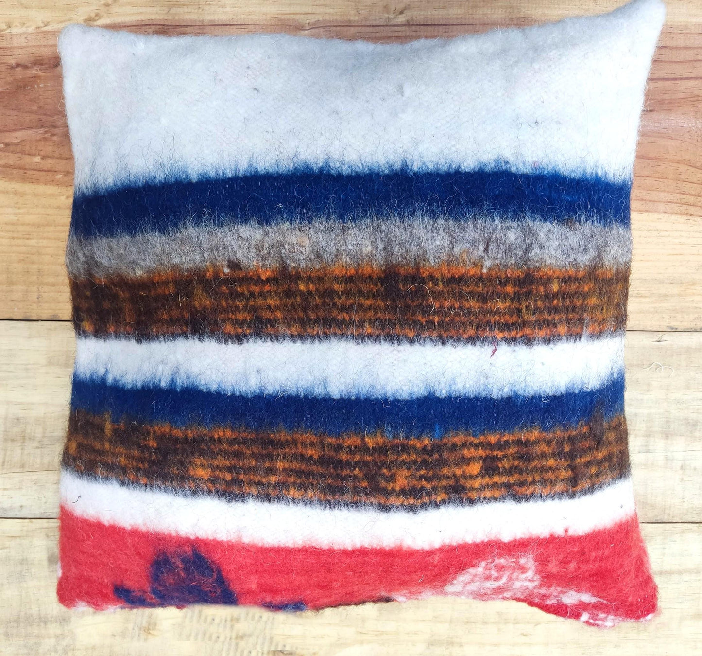 Mayan Wool Sheep MOMOSTENANGO Pillow CUSHION Cover 14x14 -DEER Pattern -Insert Included