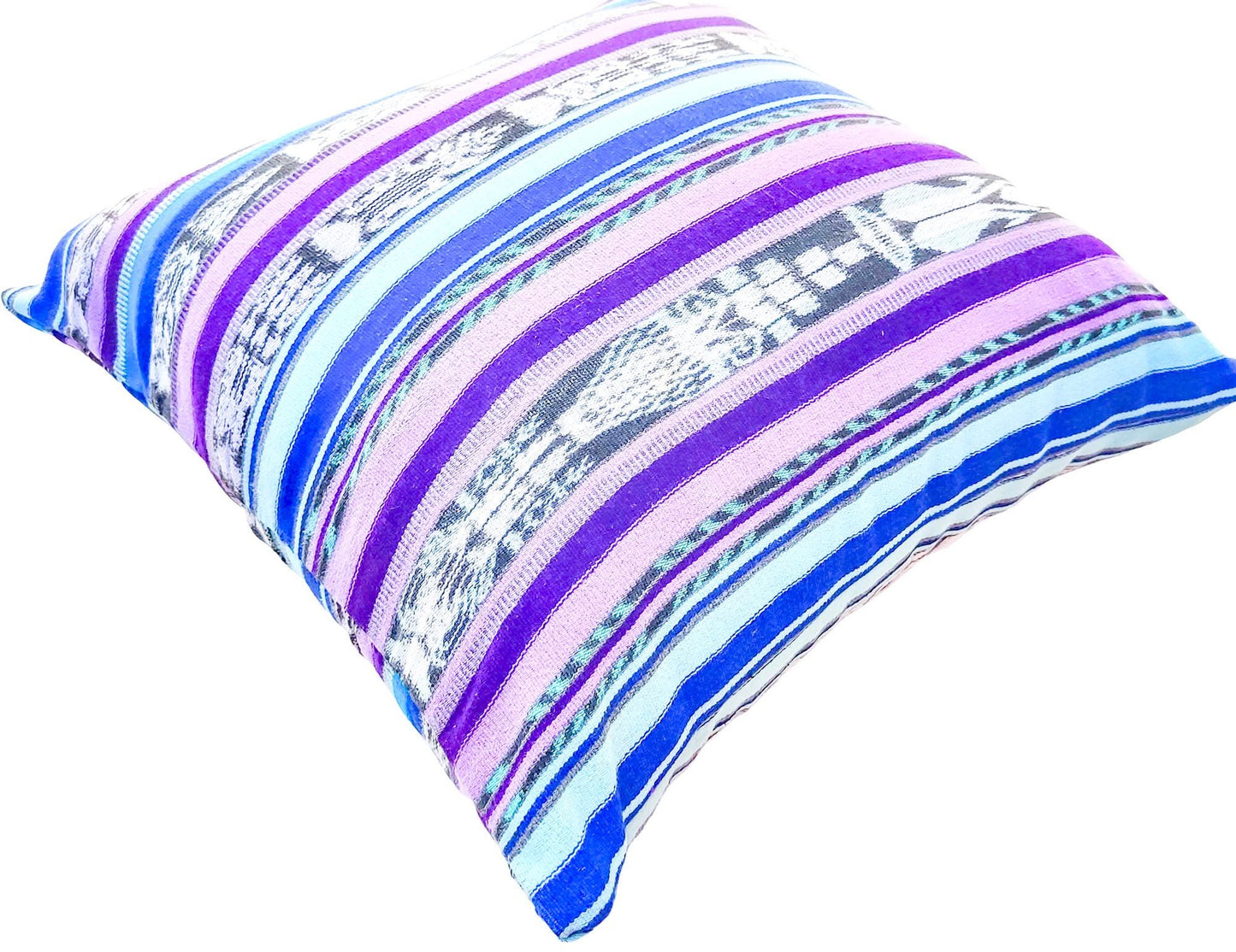 Cotton Handmade IKAT PILLOW Case CUSHION Cover -18x18- 20x20 Customizable Sizes