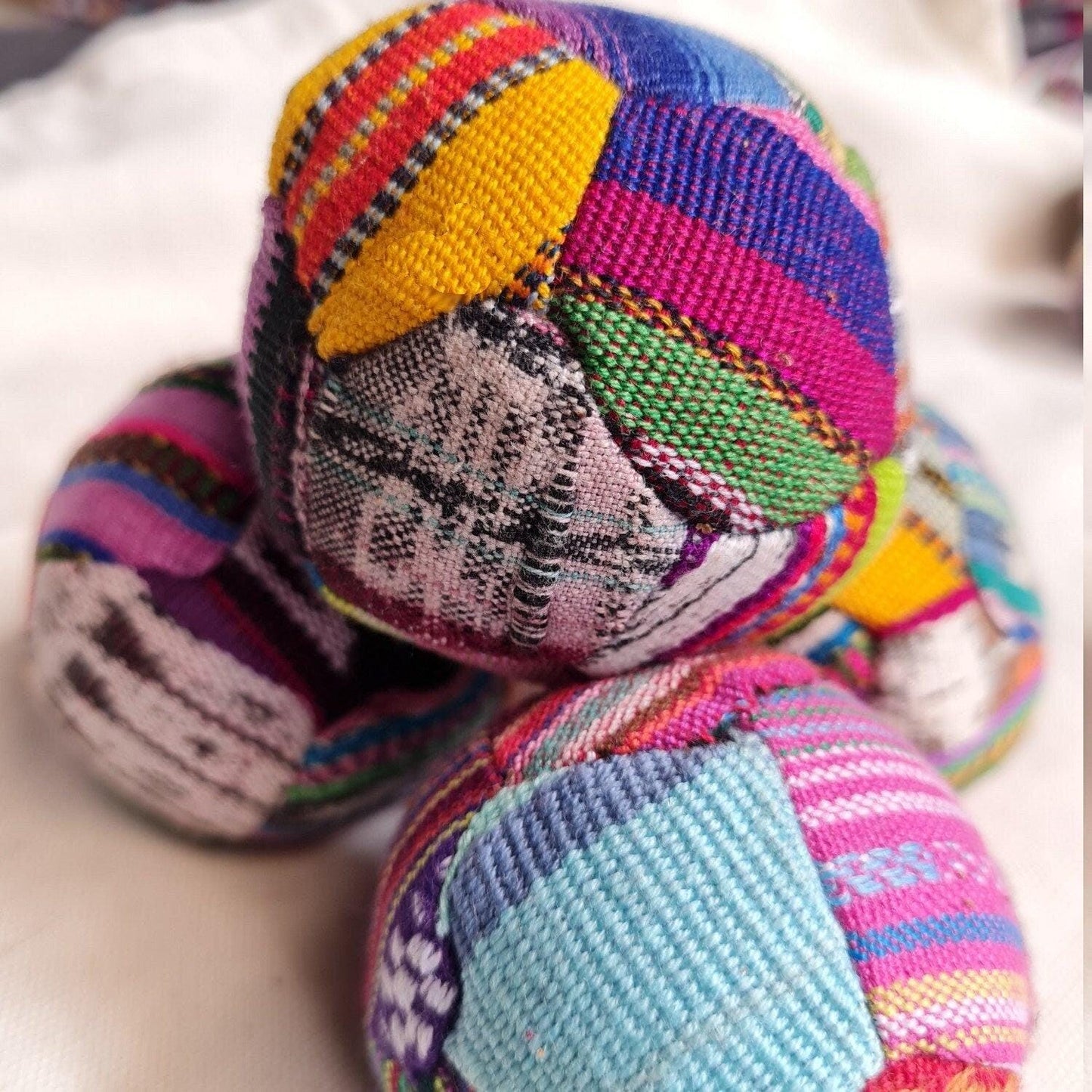 Guatemala Stress Relief Spot Cotton Hacky SACKS JUGGLING BALLS Available In Multiple Options