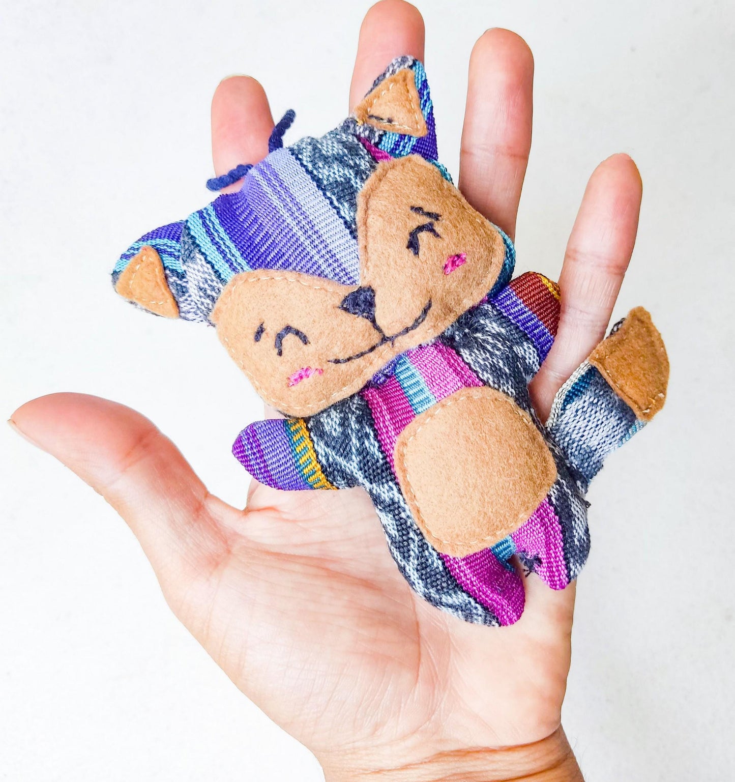 Multicolor Hanging ORNAMENT Padded Toy FOX