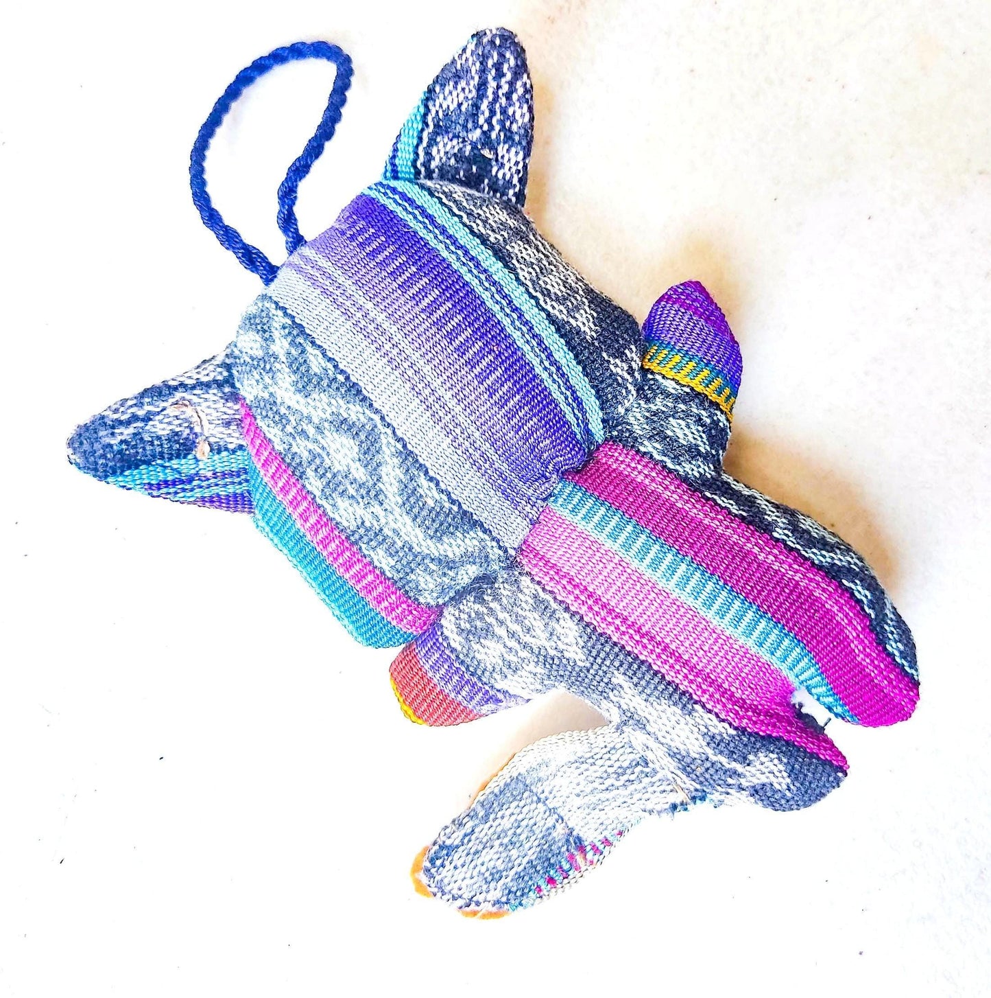 Multicolor Hanging ORNAMENT Padded Toy FOX