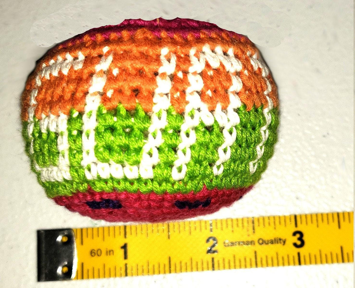 Guatemala Stress Relief Crocheted Cotton Hacky SACKS JUGGLING BALLS Available In Multiple Options
