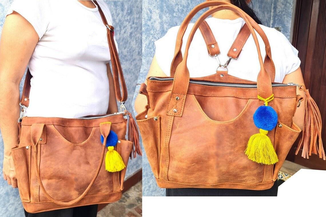 Dark Brown Bag, Convertible Backpack, Cross Body Bag,