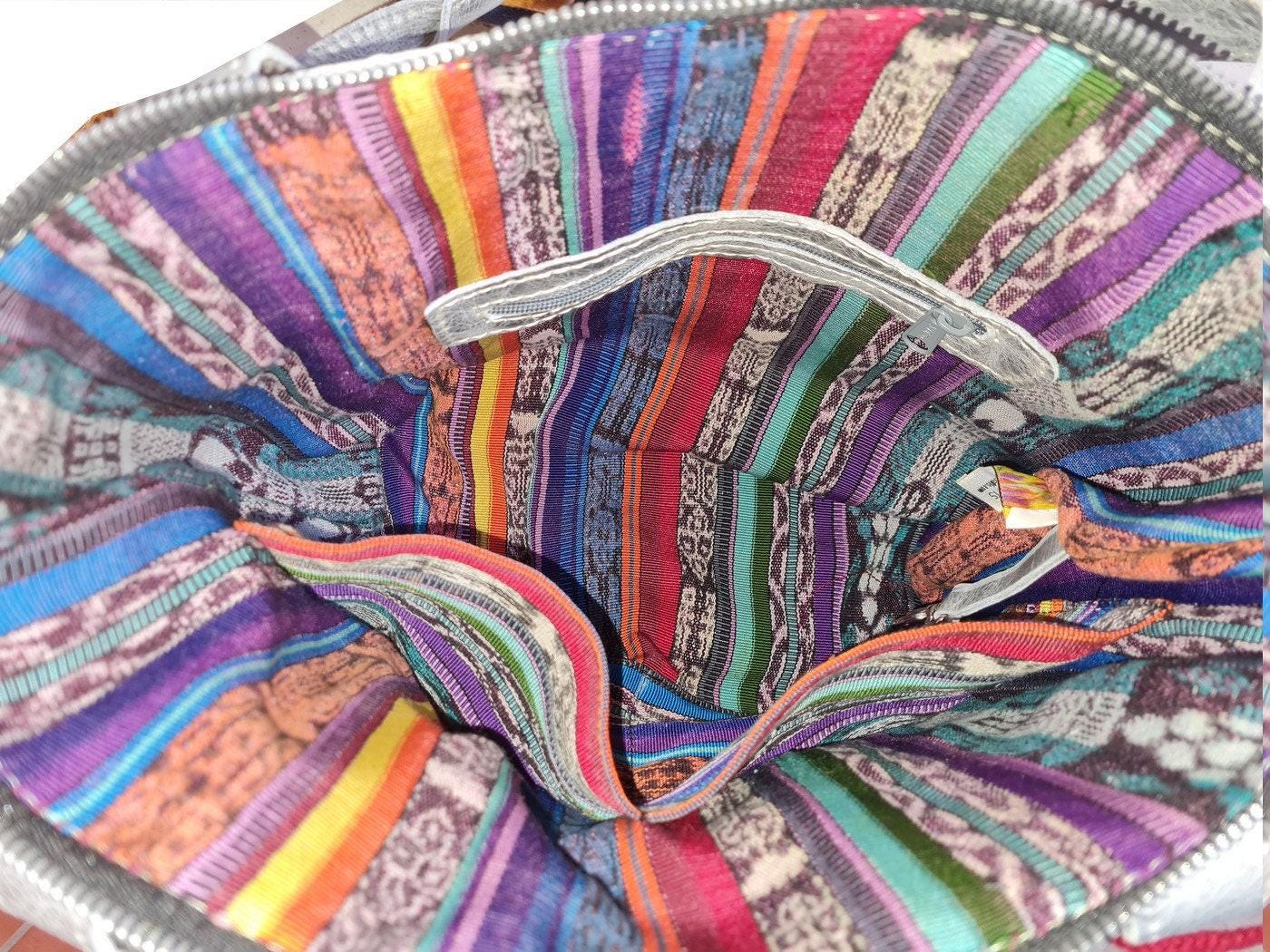 Small Medium Convertible backpack crossbody day bag diaper genuine marbled gray color