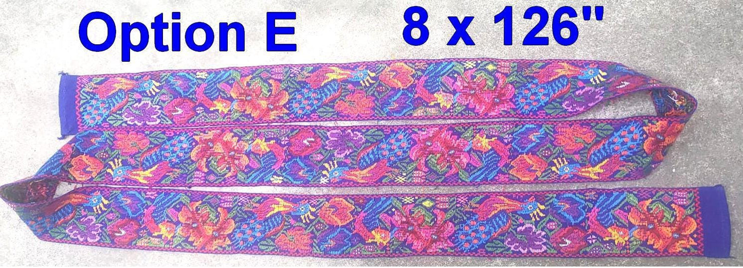 Vintage unique Guatemala handmade weaved cotton tocoyal
