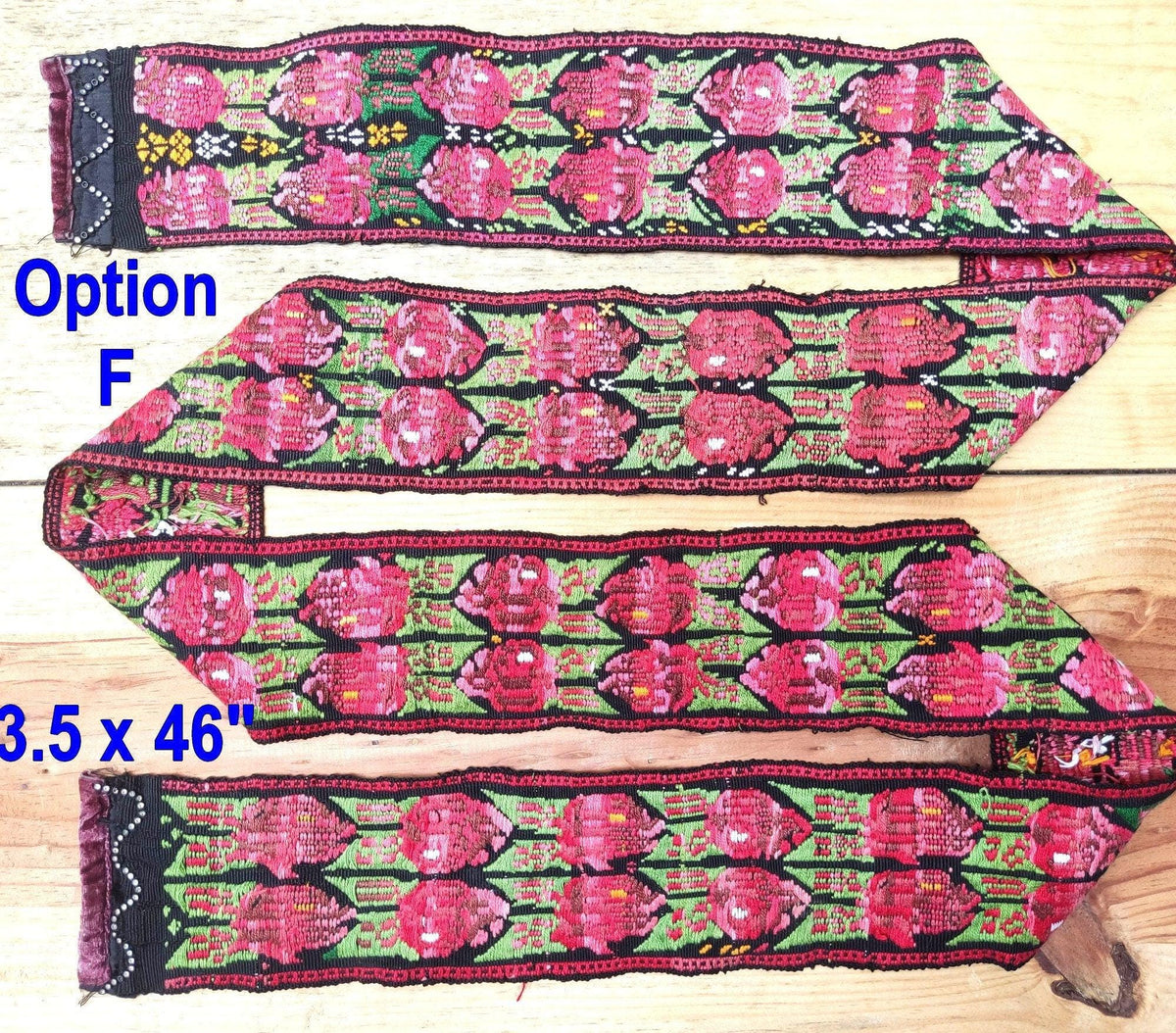 Vintage unique Guatemala handmade weaved cotton tocoyal