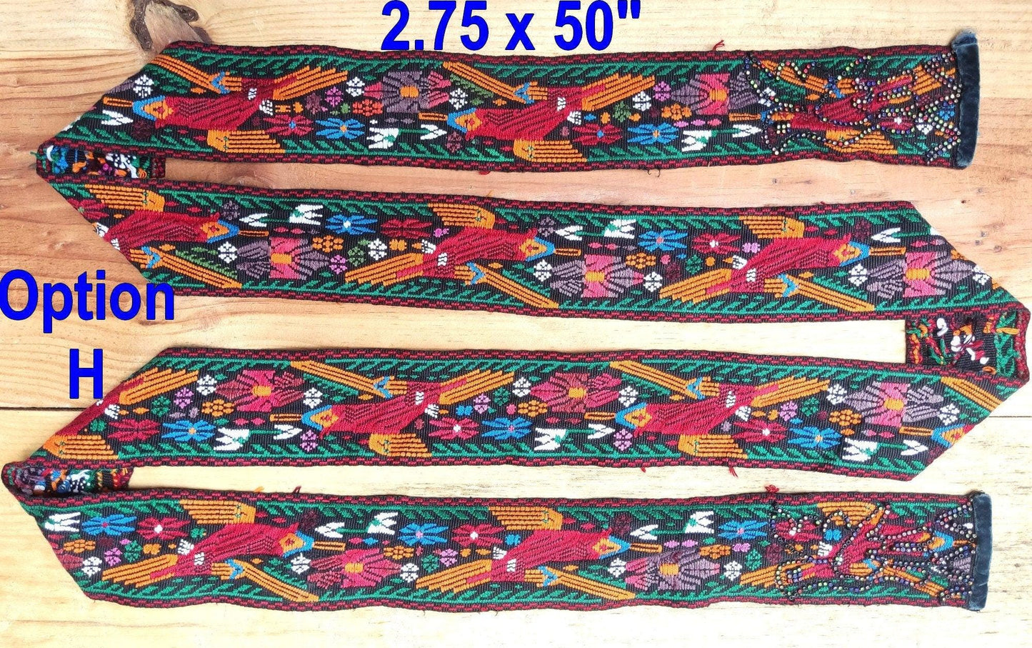 Vintage unique Guatemala handmade weaved cotton tocoyal