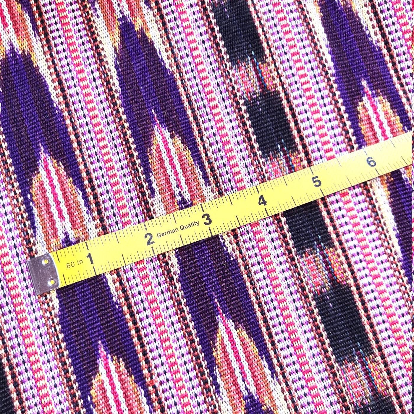 GUATEMALAN Handwoven Ethnic TEXTILE Vintage FABRIC Per Yard - Unique Hand weaved Textile Fabric For Multiple Purposes