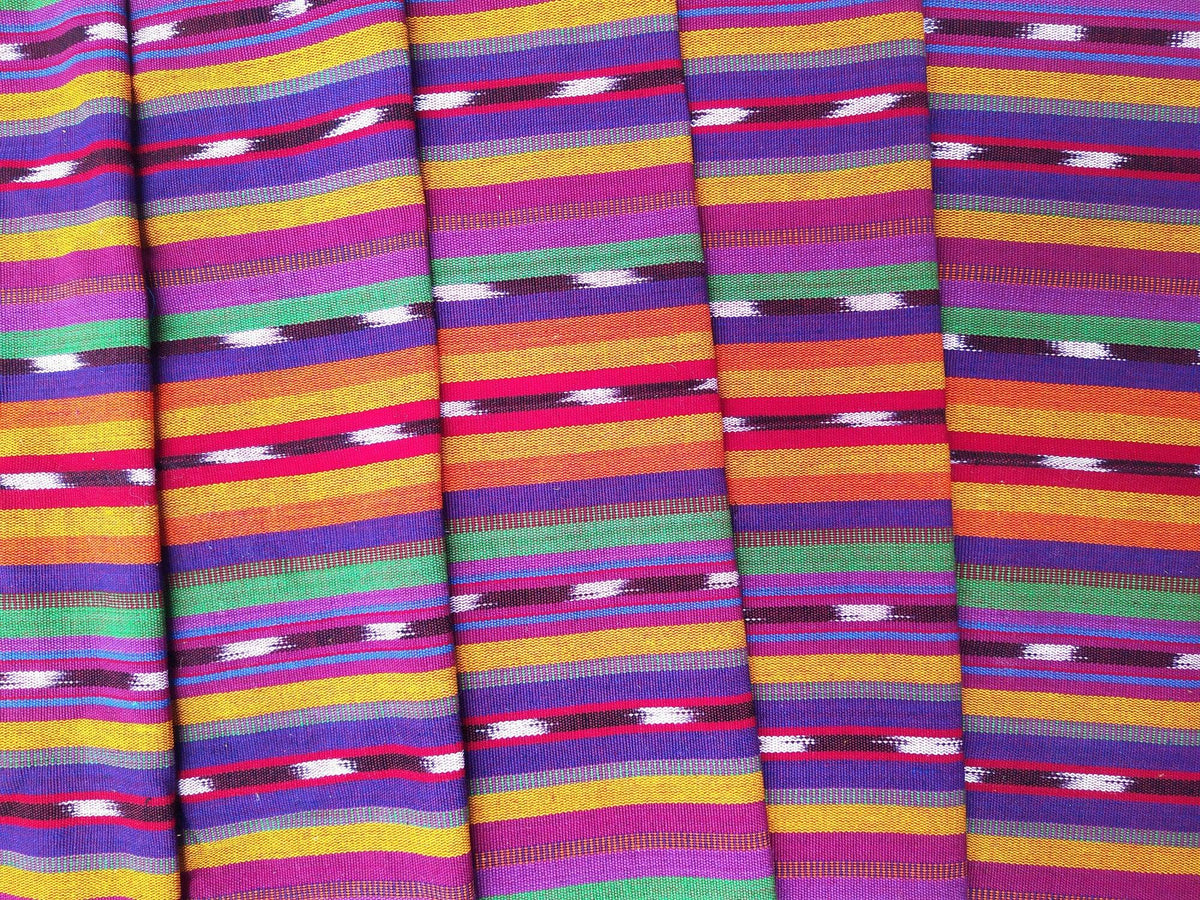 GUATEMALAN Handwoven Ethnic TEXTILE Vintage FABRIC Per Yard - Unique Hand weaved Textile Fabric For Multiple Purposes