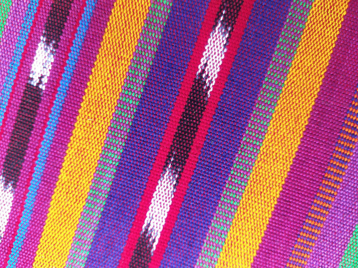 GUATEMALAN Handwoven Ethnic TEXTILE Vintage FABRIC Per Yard - Unique Hand weaved Textile Fabric For Multiple Purposes