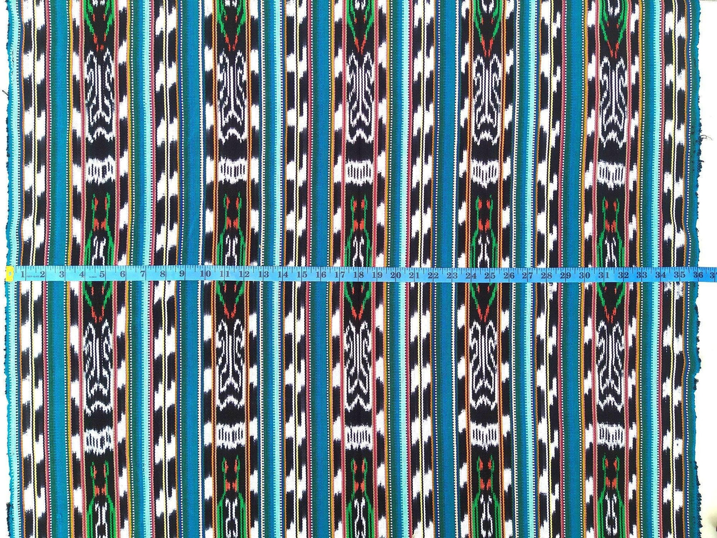 GUATEMALAN Handwoven Ethnic TEXTILE Vintage FABRIC Per Yard - Unique Hand weaved Textile Fabric For Multiple Purposes