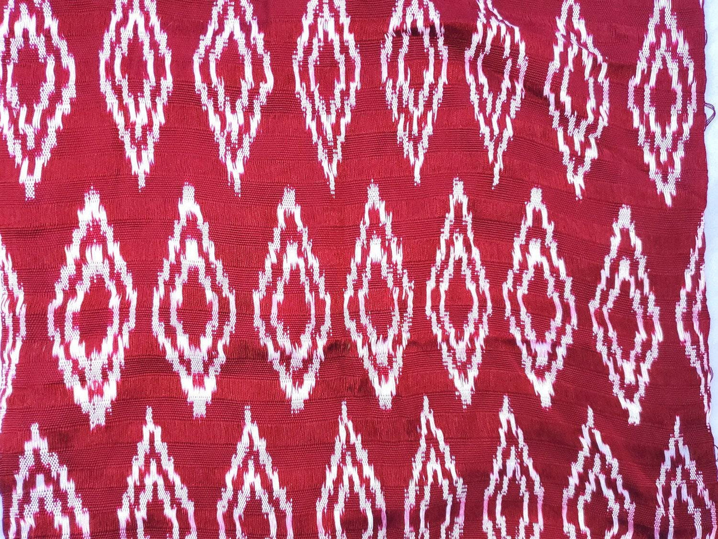 Women Medium Weight GUATEMALAN RAYON Indigo Burgundy Orange Blue SCARF Wrap - Artisans Wear Aesthetic Shawl
