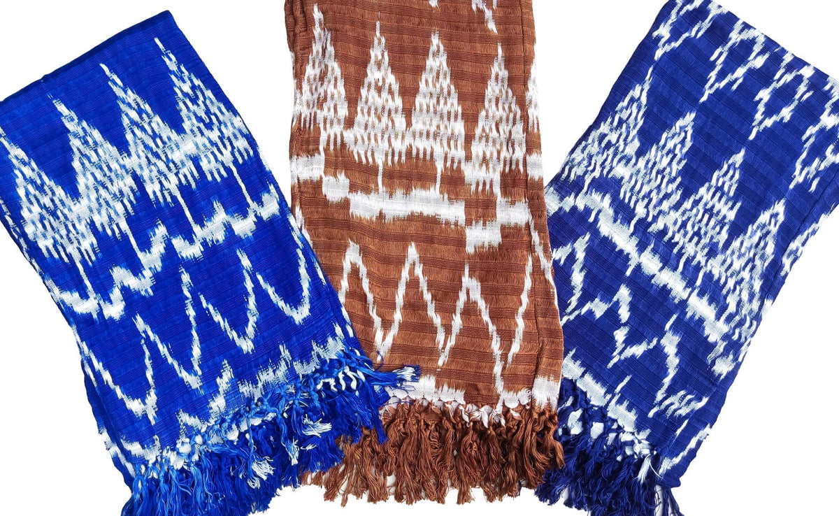 Guatemalan Ligth-weigth Ikat cotton KIMONO Variety of colors