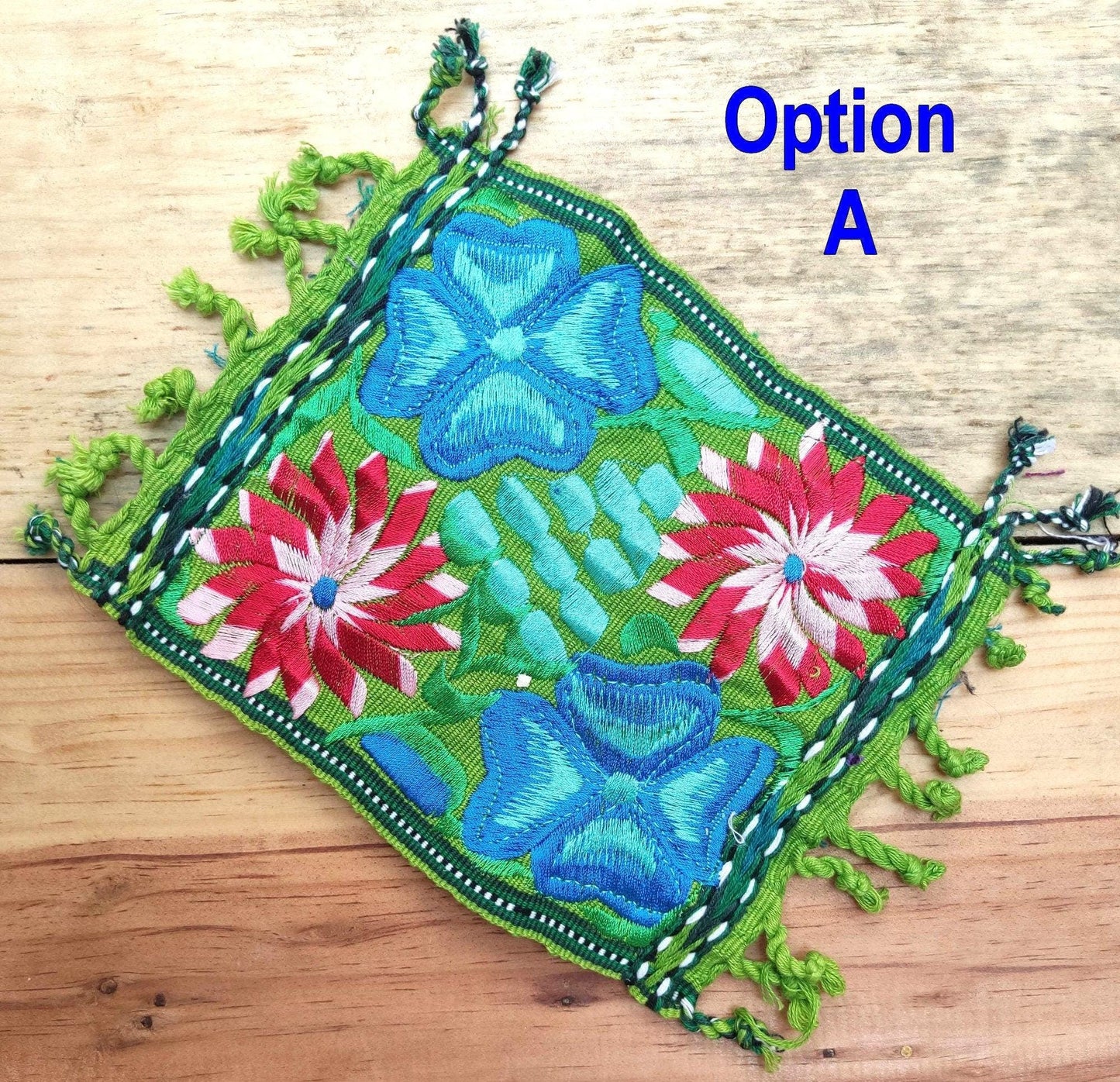 20x20 Cm COTTON Textile GUATEMALA COASTER Set Available In Multiple Colors - Pretty Ornament Square Coaster