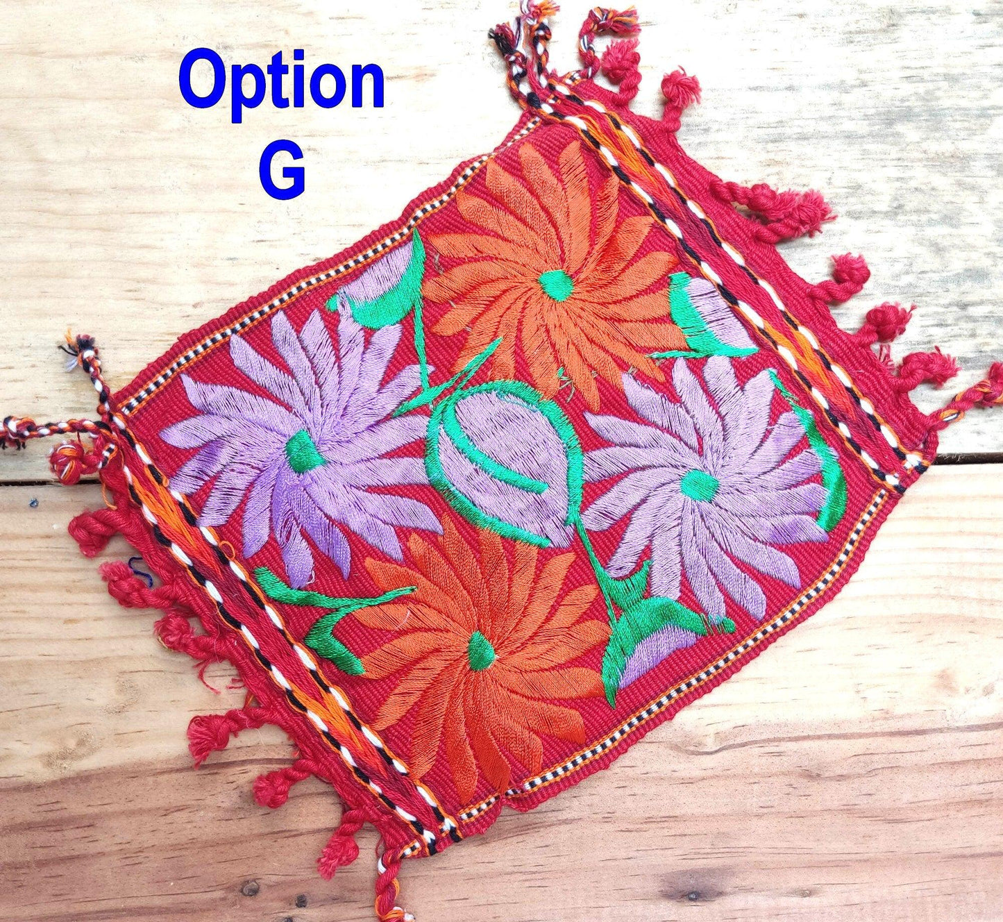 20x20 Cm COTTON Textile GUATEMALA COASTER Set Available In Multiple Colors - Pretty Ornament Square Coaster