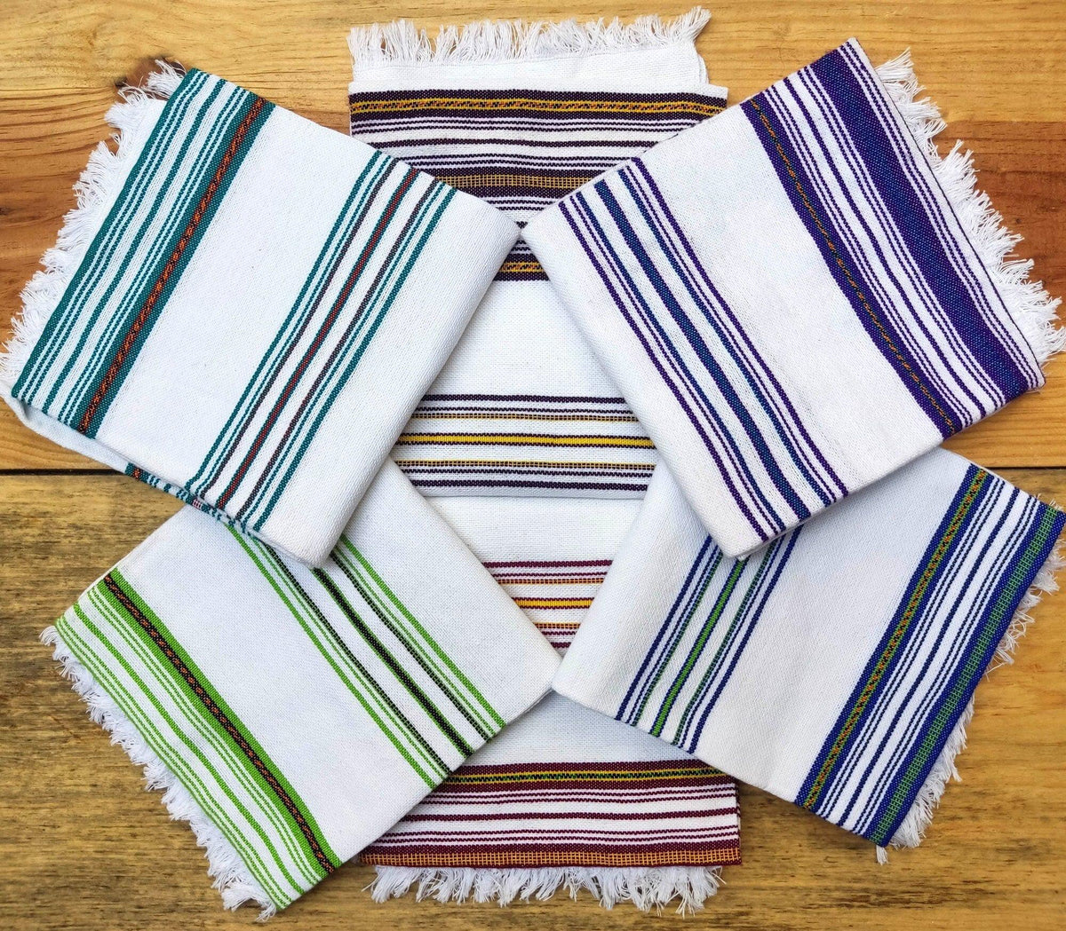 Guatemala Cotton Handwoven textile NAPKINS TABLECLOTH