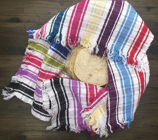 Guatemala Handwoven textile tortilla wraps, bread cloth, placemat, cloth napkins