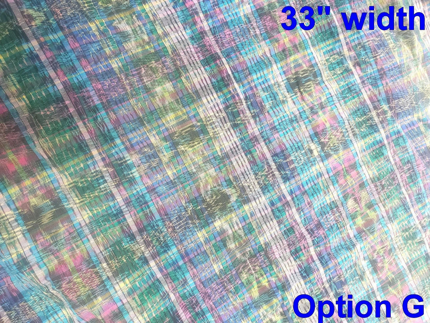 Guatemalan Unique Vintage Ikat Cotton fabric per yard- Hand Woven Ethnic Textile -