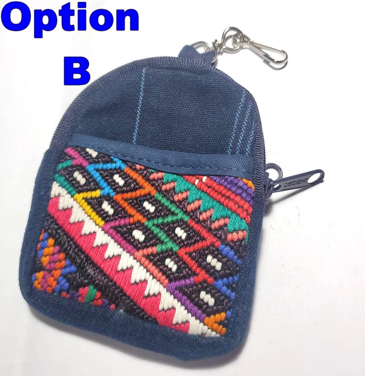 Guatemala MINI HUIPIL Cotton Backpack Purse with clip