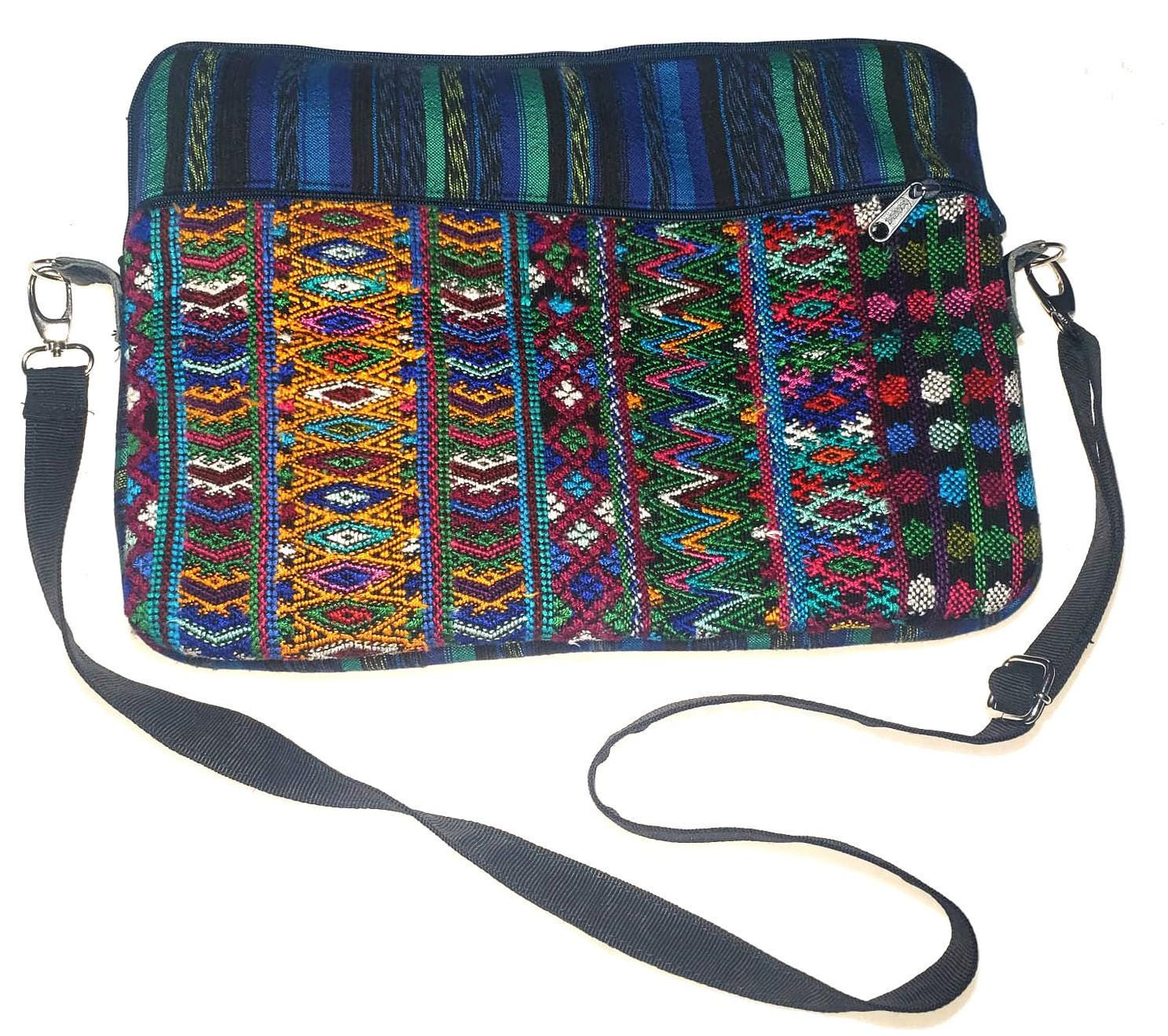 Guatemalan INDIGO LAPTOP padded CASE -Embroidered Sleeve Padded Carry Case-