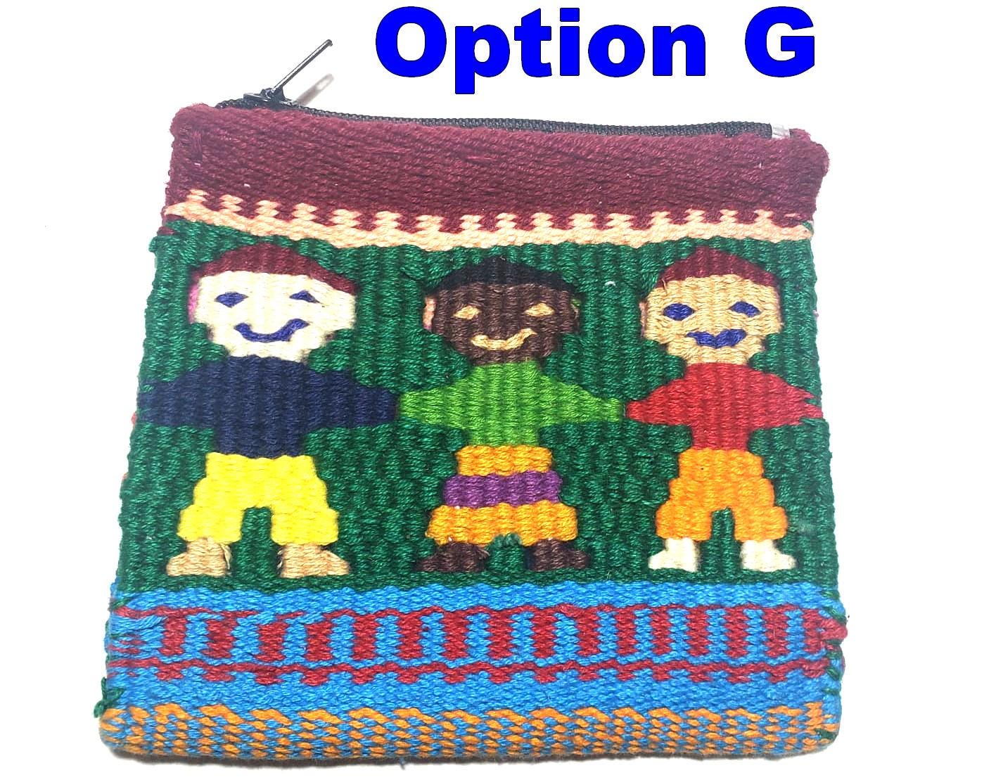 Cotton coin purse "Children no rascism"