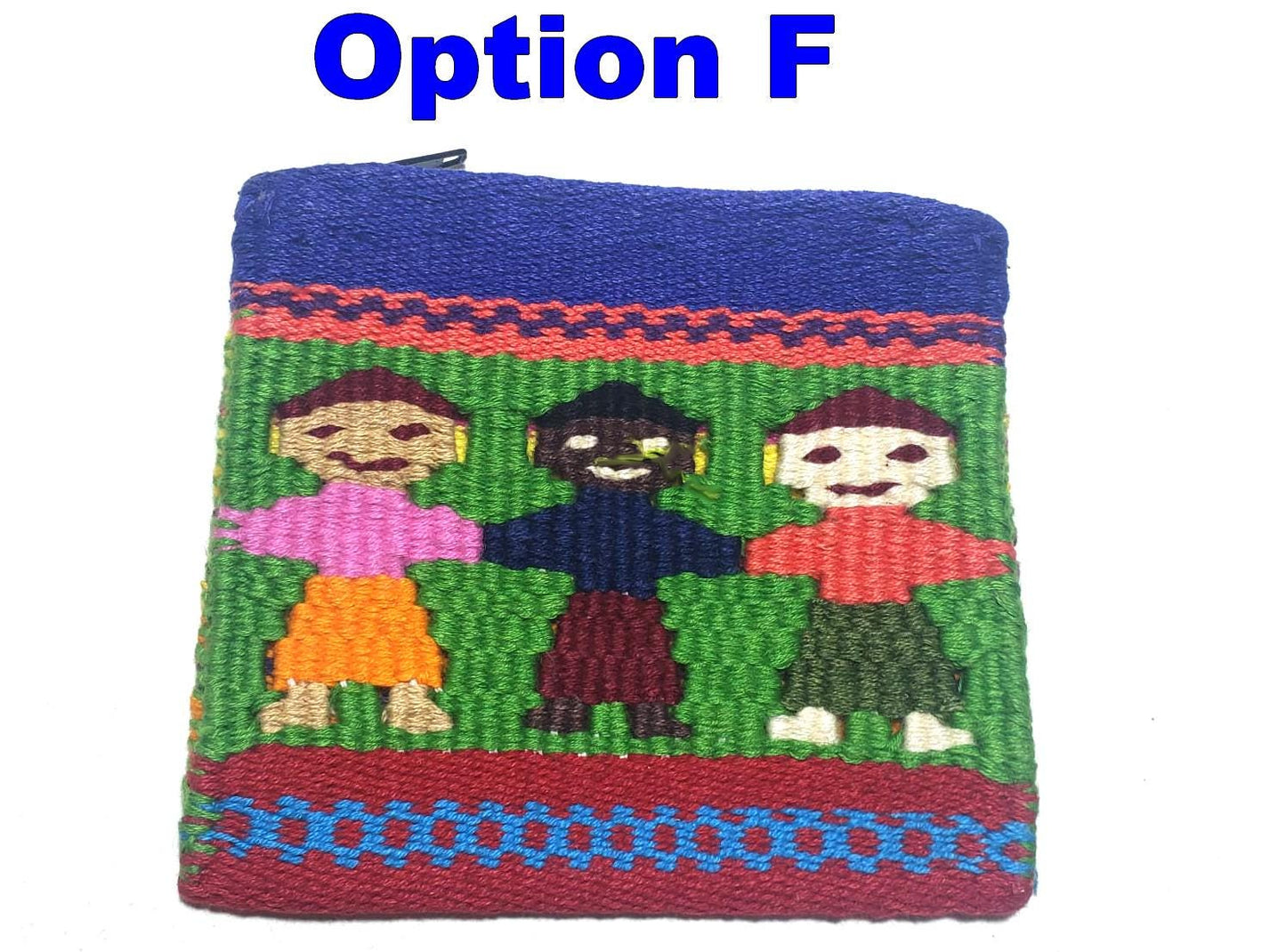 Cotton coin purse "Children no rascism"