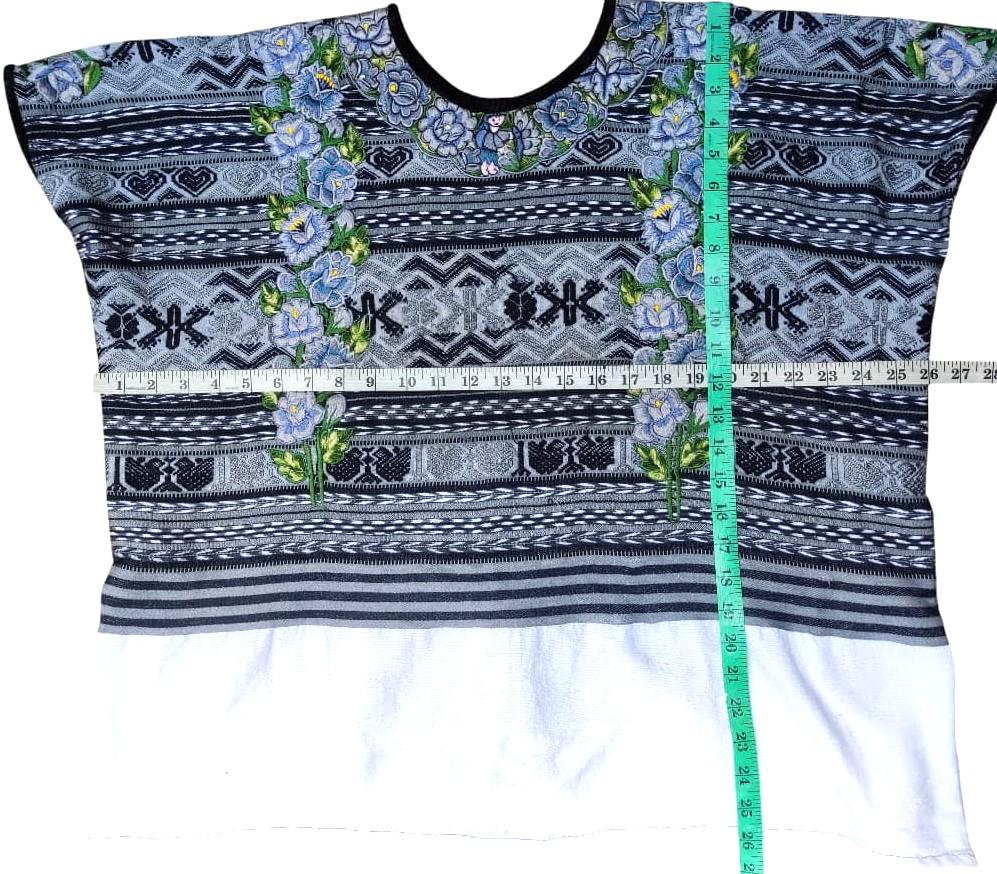 Vintage Cotton Unique Handmade Weaved -XELA Quetzaltenango- Huipil