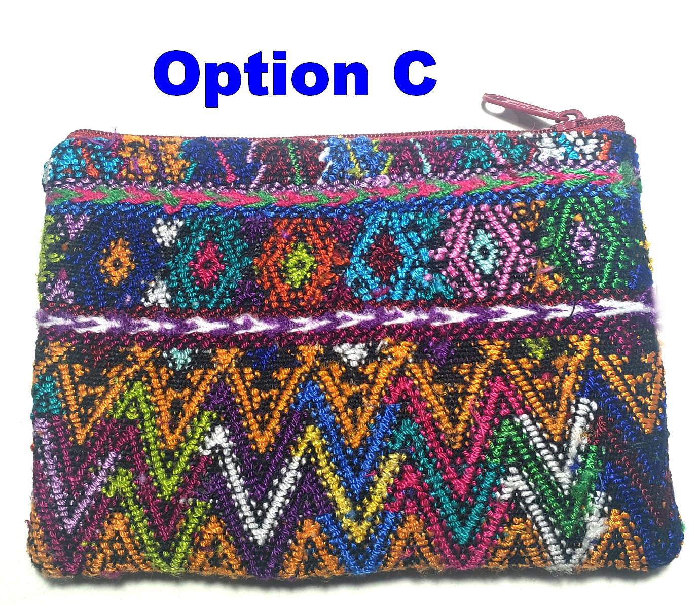 Guatemalan Upcycled Huipil Double Sided Coin Purse