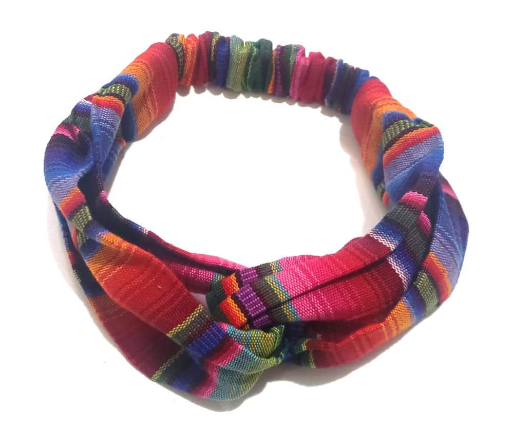 Embroidered Cotton HEADBAND, Guatemalan Fair Trade Hair Band