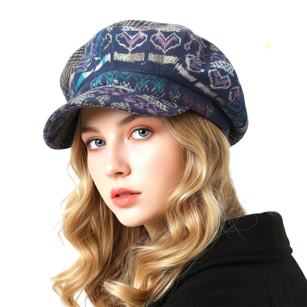 Women Baseball CAP For Female, Cotton HATS Casual boina, Women's Caps, IKAT Pattern