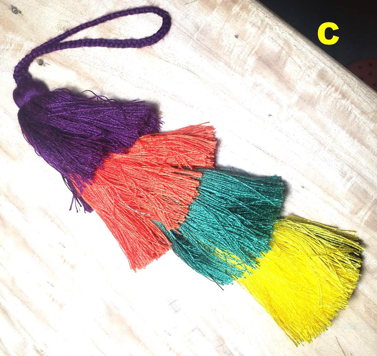 Guatemalan Handmade Wool TASSEL Hanging