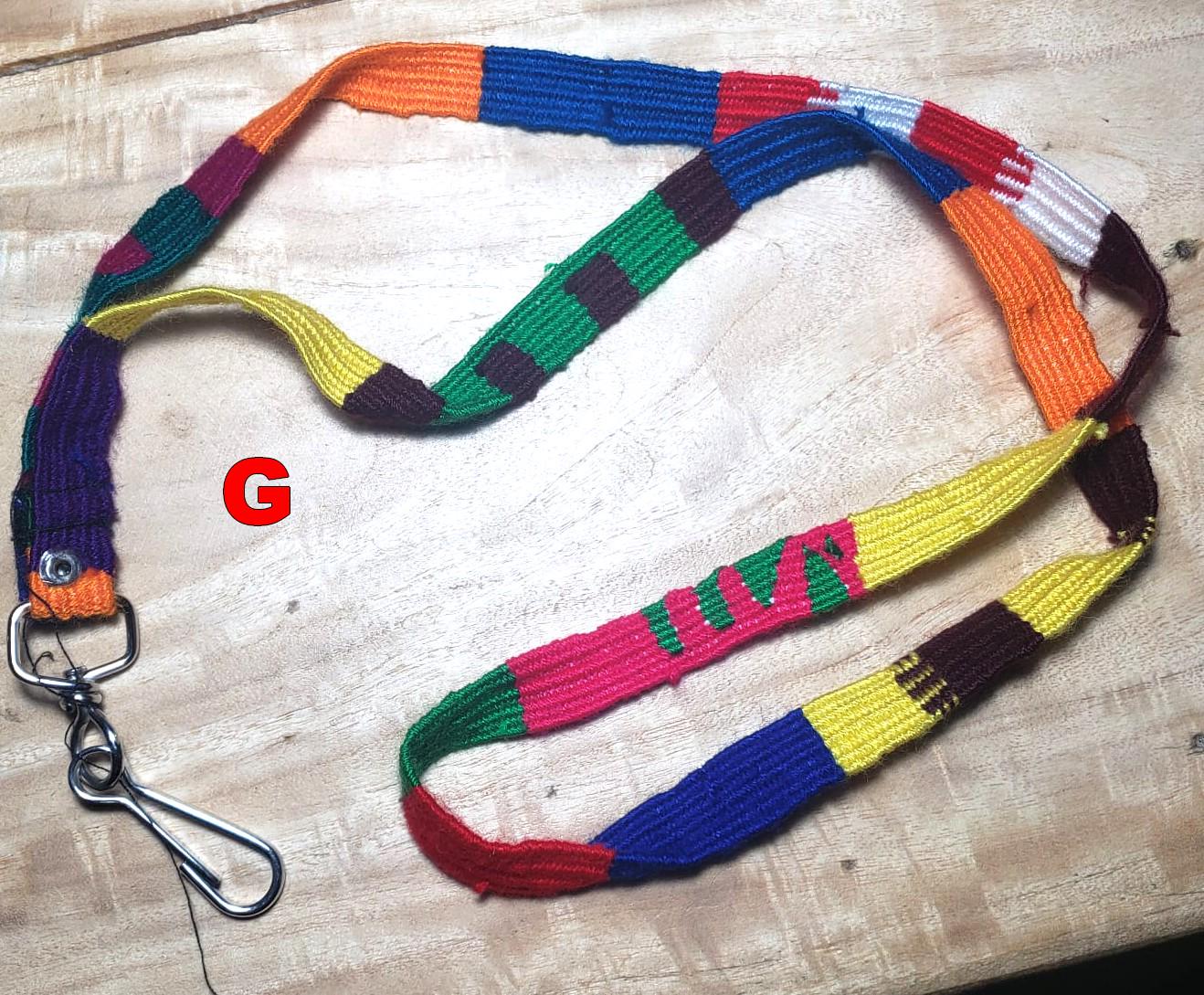 Cotton Guatemalan Multicolor WEAVED Lanyard