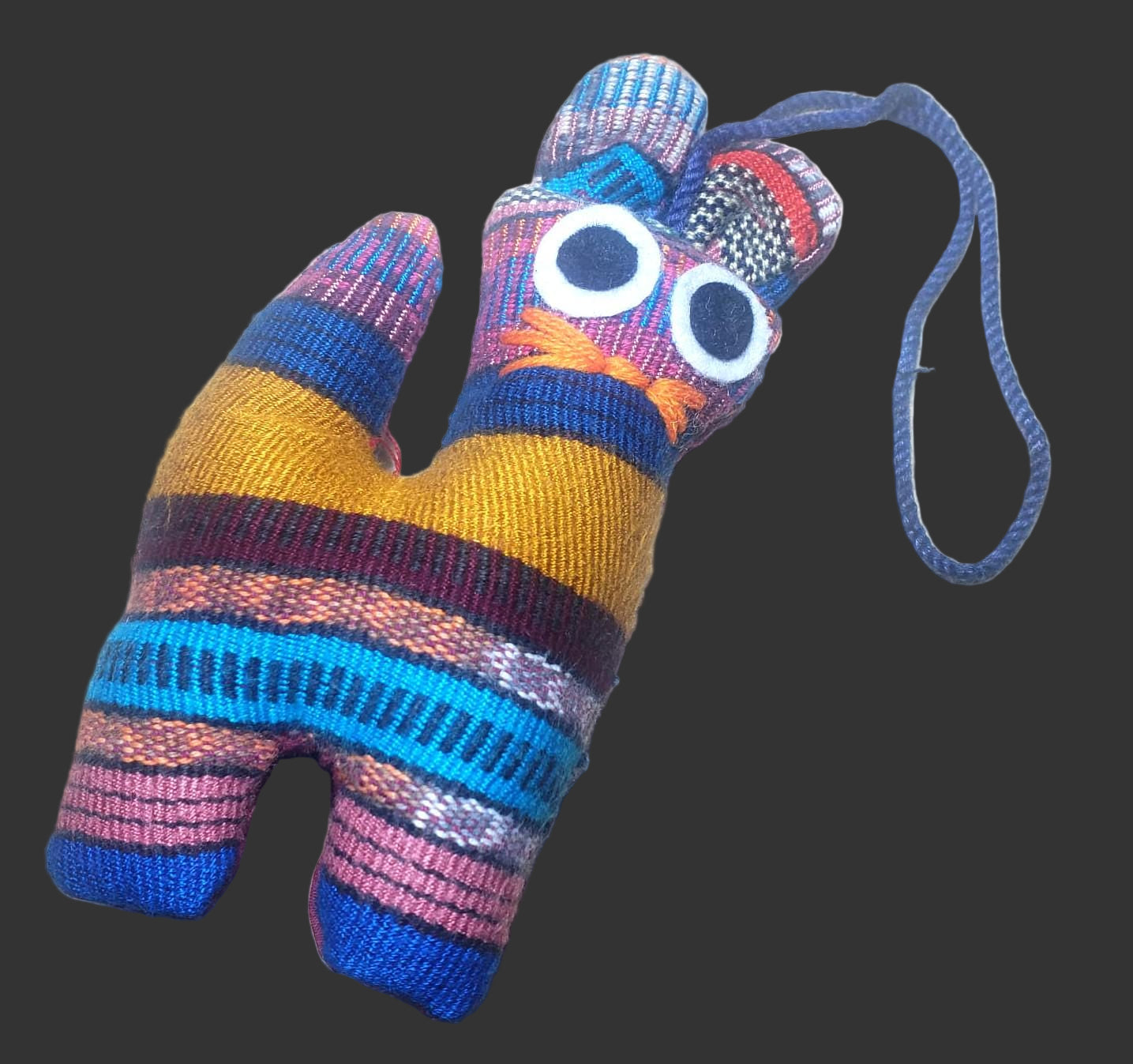 Guatemalan Stuffed Toy KITTEN Ornament Hanging - Gift For Kids