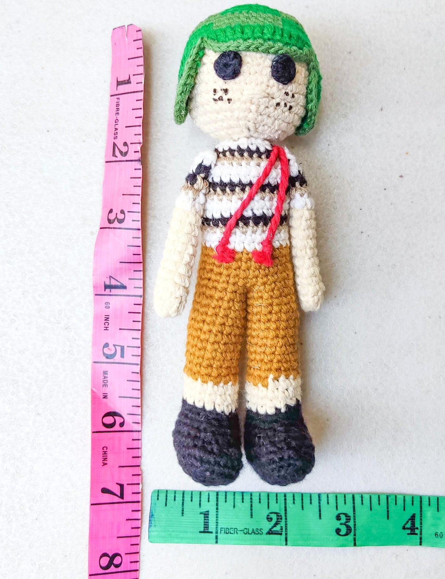 Guatemala Crocheted Cotton Hacky Sacks Set of El CHAVO and La CHILINDRINA - Mayan Fair Trade