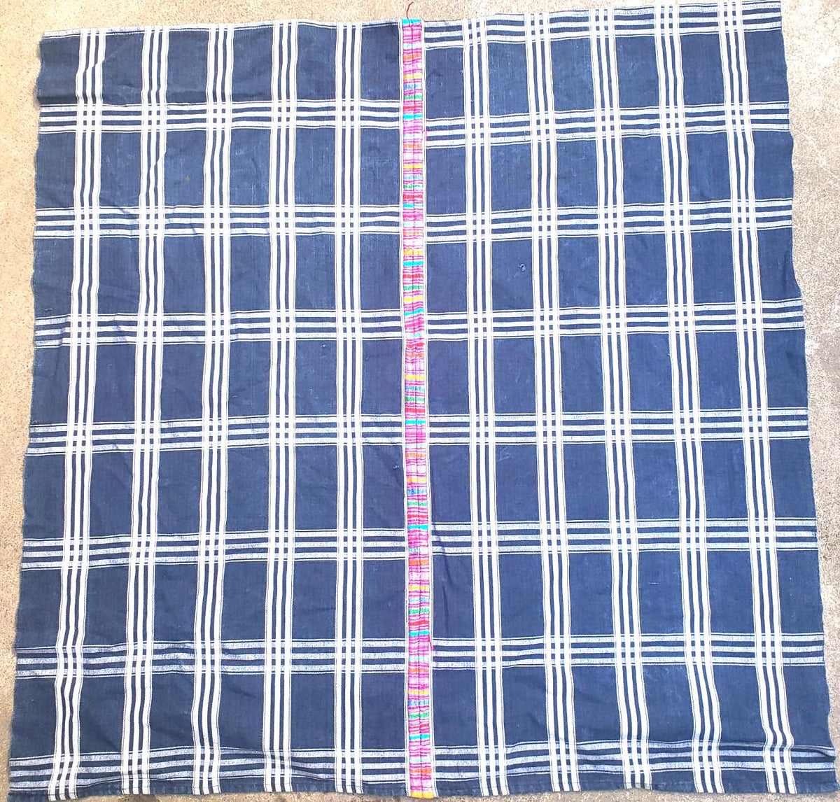 Guatemalan Hand EMBROIDERY Multicolor TSUTE - Tablecloth - Throw