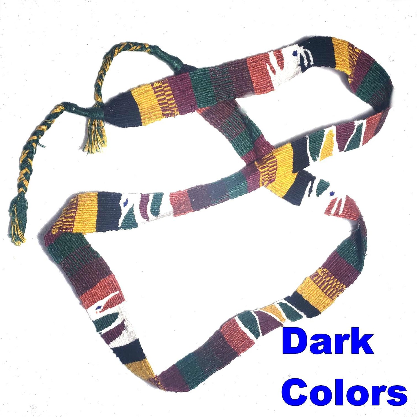 Cotton Guatemalan Faja Belt Sash Purse Strap