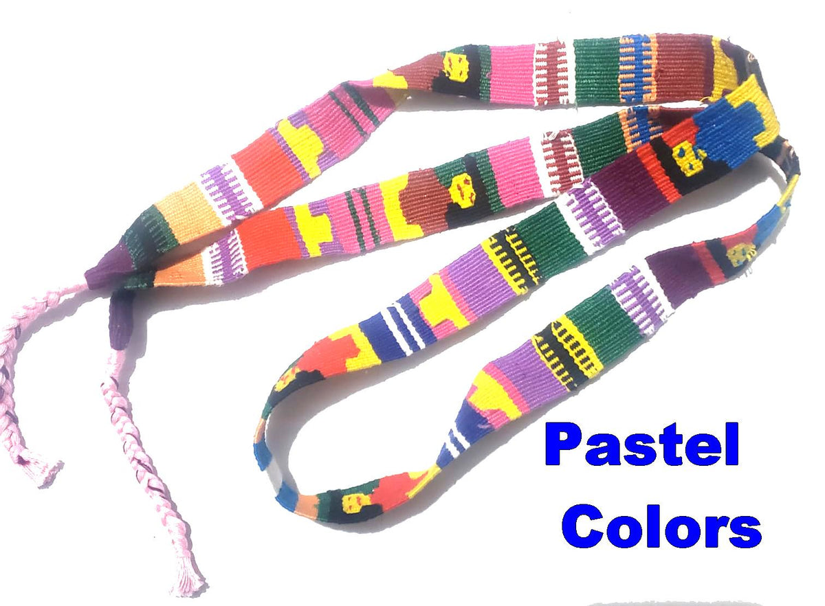 Cotton Guatemalan Faja Belt Sash Purse Strap