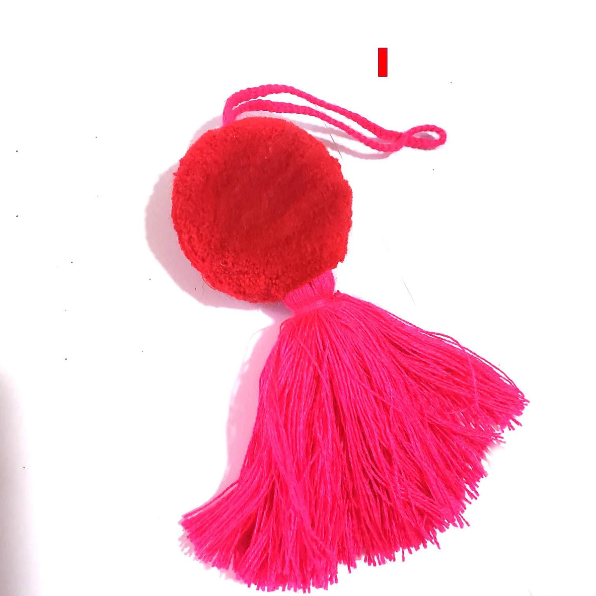 Guatemalan Handmade Wool POM TASSEL Hanging