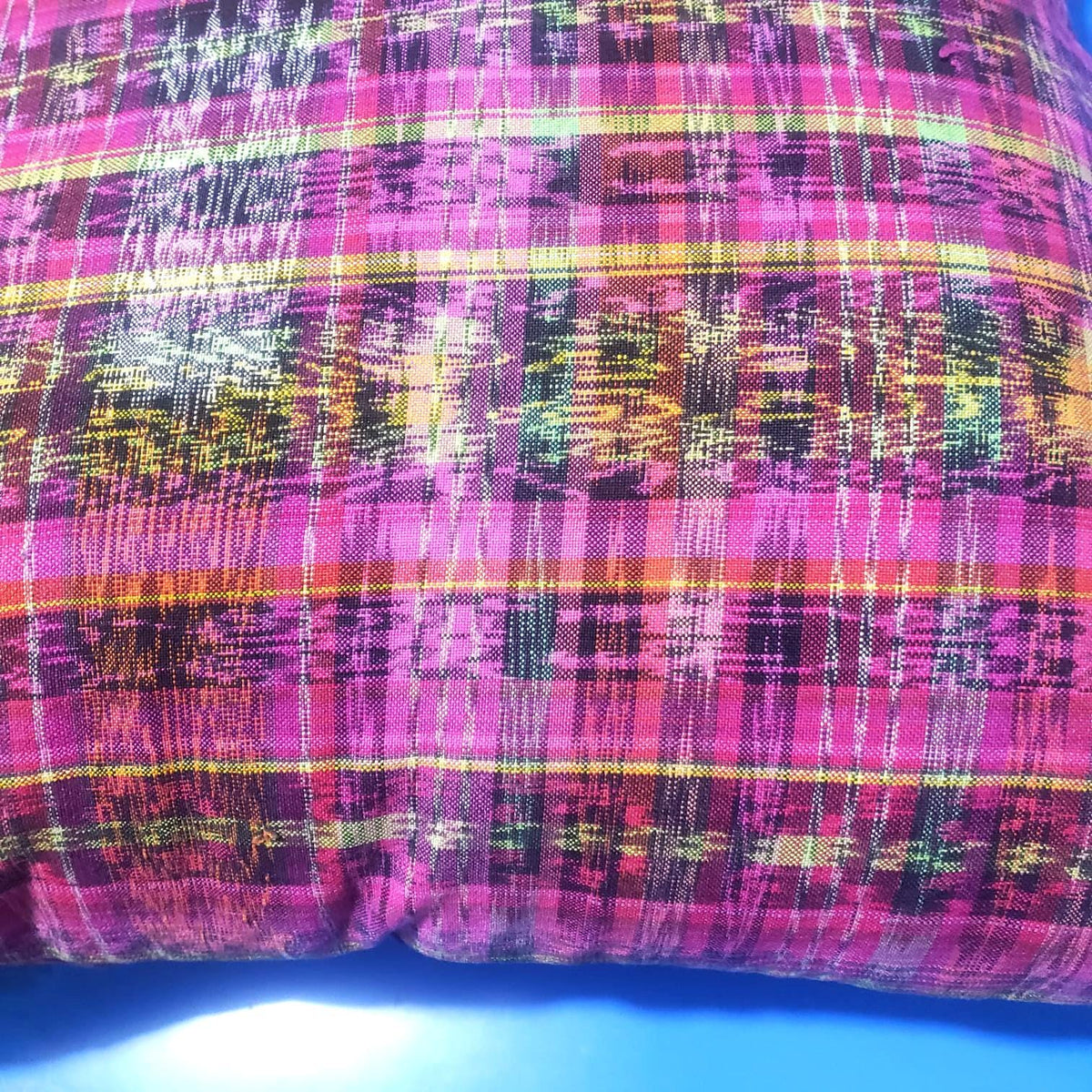 Cotton Handmade IKAT PILLOW Case CUSHION Cover -18x18- 20x20 Customizable Sizes
