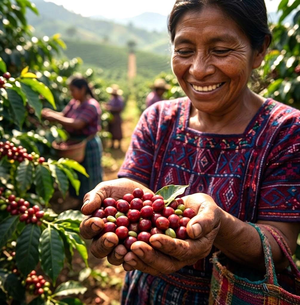 Guatemalan Premium Coffee -Whole - Grain options 12oz