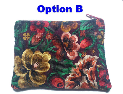 Guatemalan Upcycled Huipil Double Sided Coin Purse - Mayan Fair Trade 