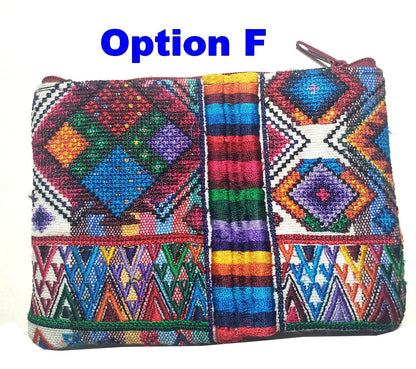 Guatemalan Upcycled Huipil Double Sided Coin Purse - Mayan Fair Trade 