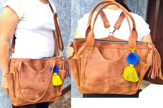 Dark Brown Bag, Convertible Backpack, Cross Body Bag,