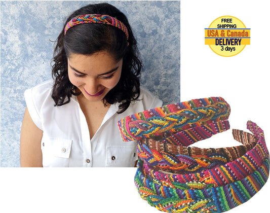 Guatemalan Comalapa Textil HAIRBAND Headband Hair HOLDER