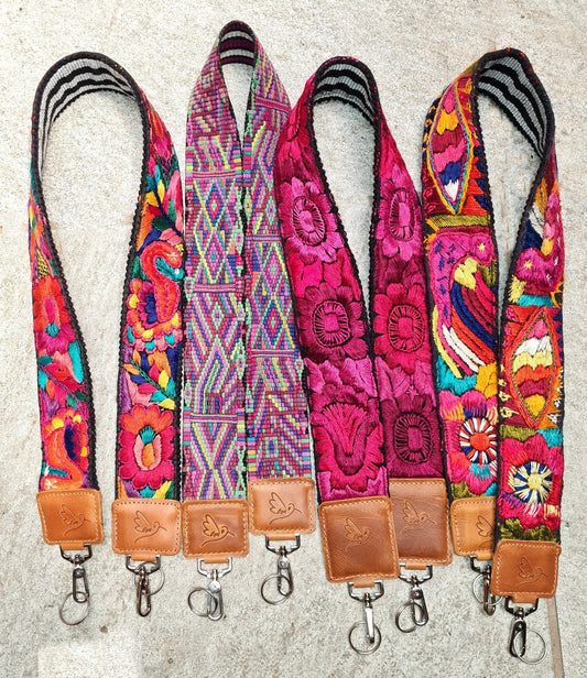 Guatemalan Strap, Embroidered strap, Handmade Strap